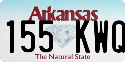 AR license plate 155KWQ