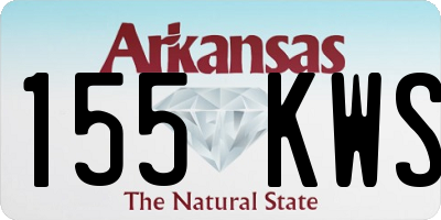 AR license plate 155KWS