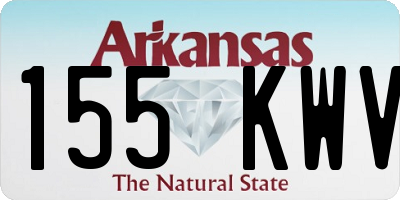 AR license plate 155KWV