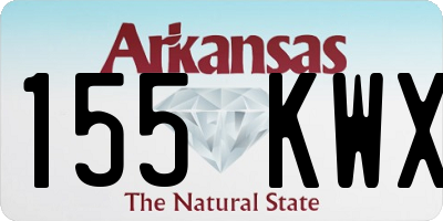 AR license plate 155KWX