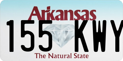AR license plate 155KWY