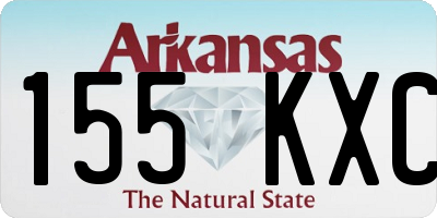AR license plate 155KXC