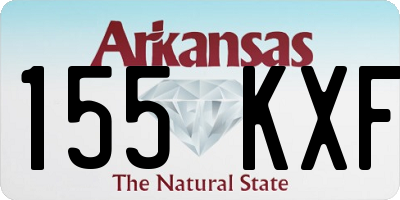 AR license plate 155KXF