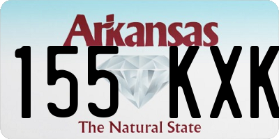 AR license plate 155KXK