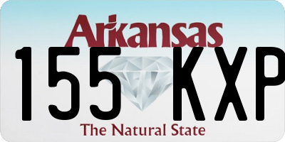 AR license plate 155KXP