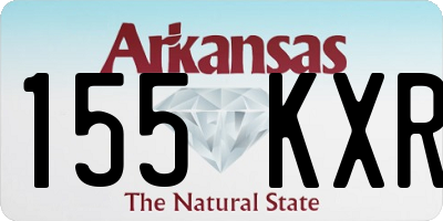 AR license plate 155KXR