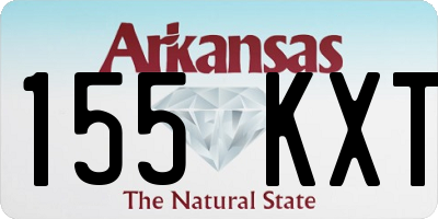 AR license plate 155KXT