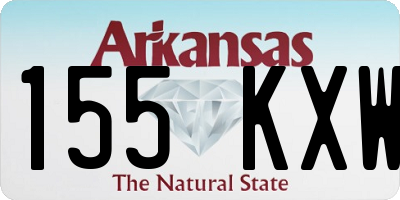 AR license plate 155KXW