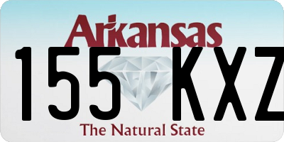 AR license plate 155KXZ