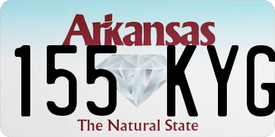 AR license plate 155KYG