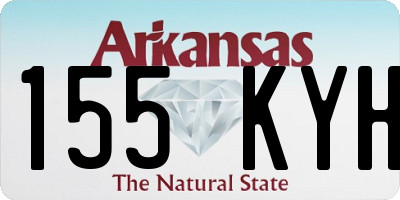 AR license plate 155KYH
