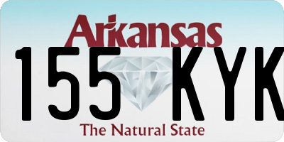 AR license plate 155KYK