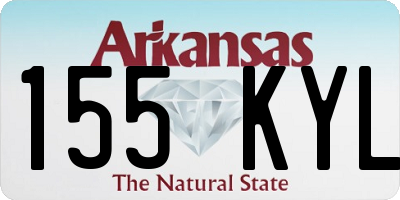 AR license plate 155KYL