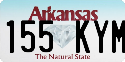 AR license plate 155KYM