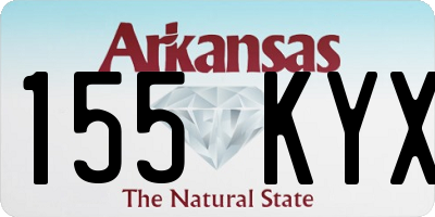 AR license plate 155KYX