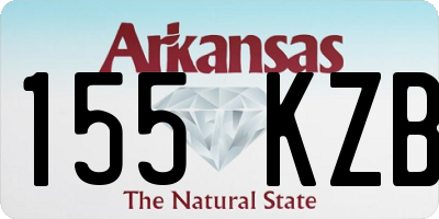 AR license plate 155KZB