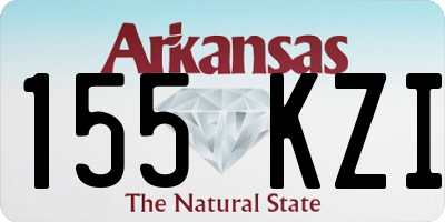 AR license plate 155KZI