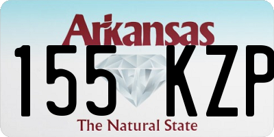 AR license plate 155KZP