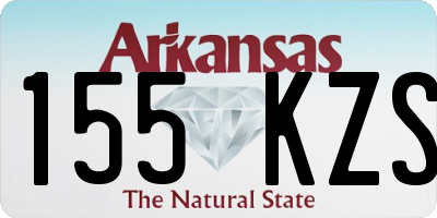 AR license plate 155KZS
