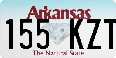 AR license plate 155KZT