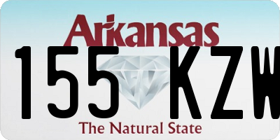 AR license plate 155KZW