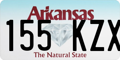 AR license plate 155KZX