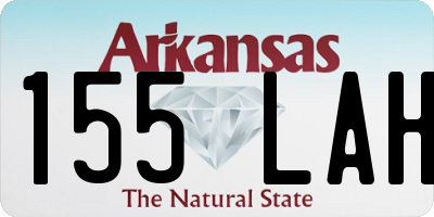 AR license plate 155LAH