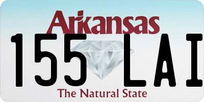AR license plate 155LAI