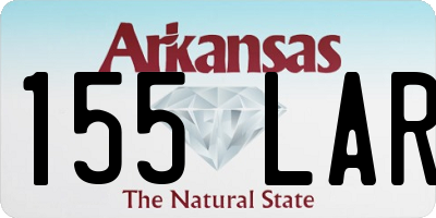 AR license plate 155LAR