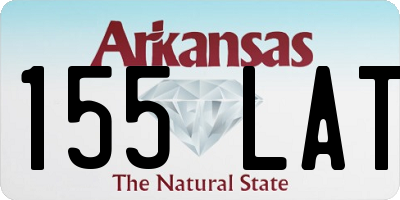 AR license plate 155LAT