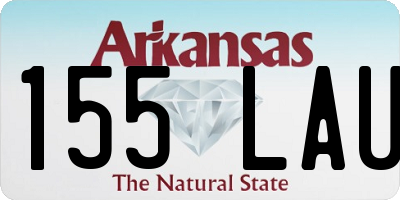 AR license plate 155LAU