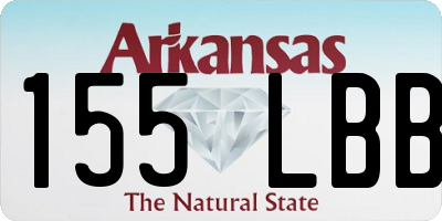 AR license plate 155LBB