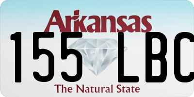 AR license plate 155LBC
