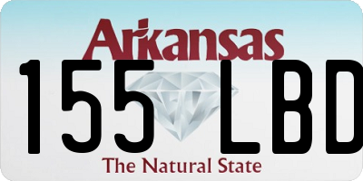 AR license plate 155LBD