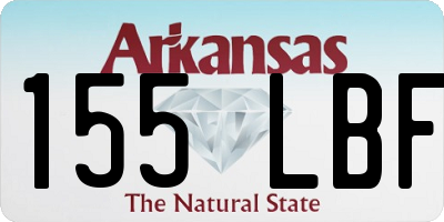 AR license plate 155LBF
