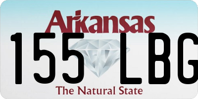 AR license plate 155LBG