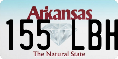 AR license plate 155LBH
