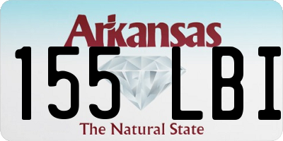 AR license plate 155LBI