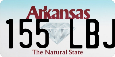 AR license plate 155LBJ