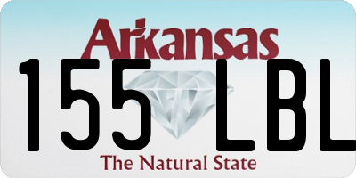 AR license plate 155LBL