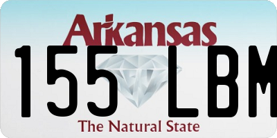AR license plate 155LBM