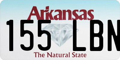 AR license plate 155LBN