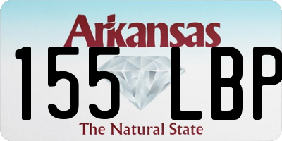 AR license plate 155LBP
