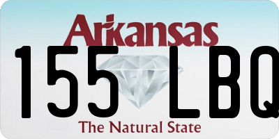 AR license plate 155LBQ