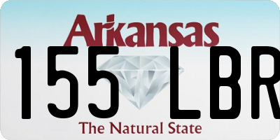 AR license plate 155LBR