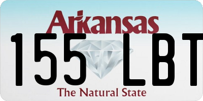 AR license plate 155LBT