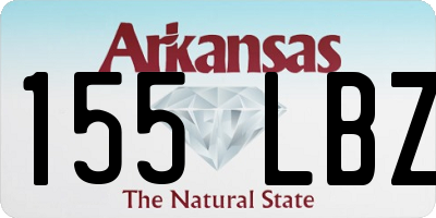 AR license plate 155LBZ