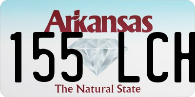 AR license plate 155LCH
