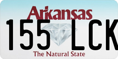 AR license plate 155LCK