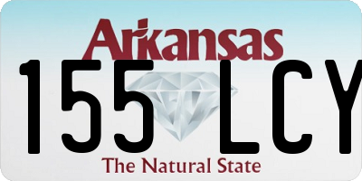 AR license plate 155LCY